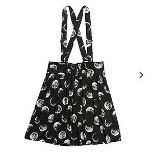 🖤 Moon Phase Suspender Skirt WITH POCKETS 🖤